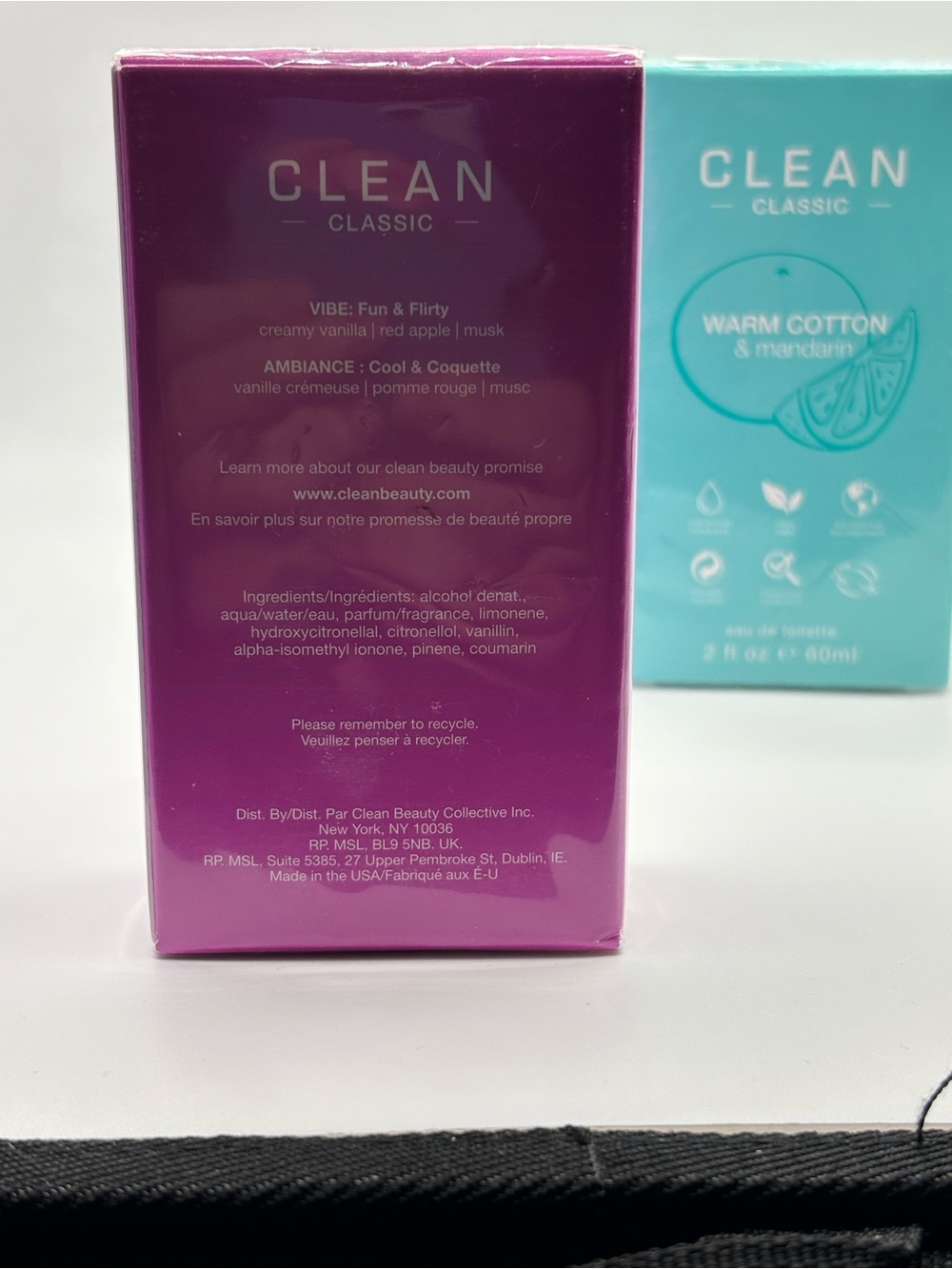 CLEAN Classic Eau de Toilette 2 Fl Oz Fresh Laundry Skin Vanilla Mandarin - Picture 5 of 8